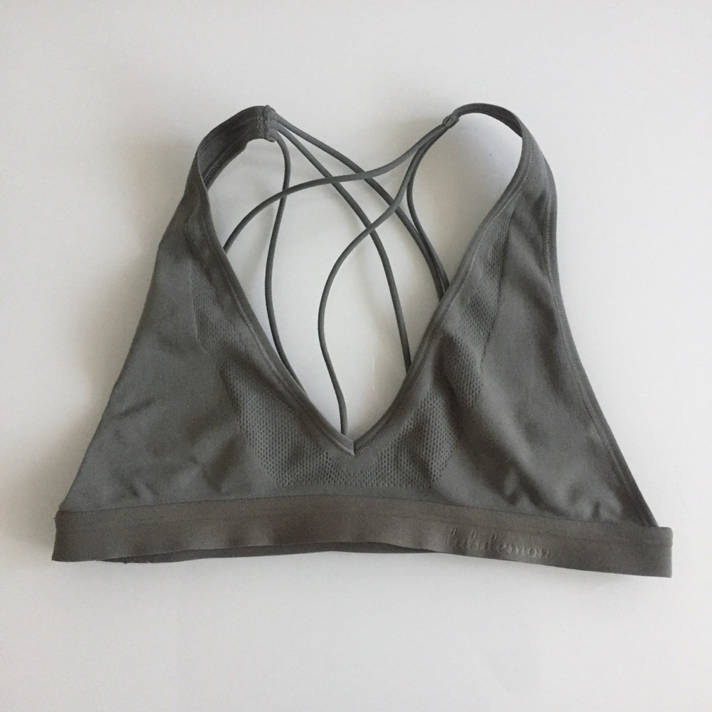 SOLD Lululemon Strappy Bralette Yoga Sage Green